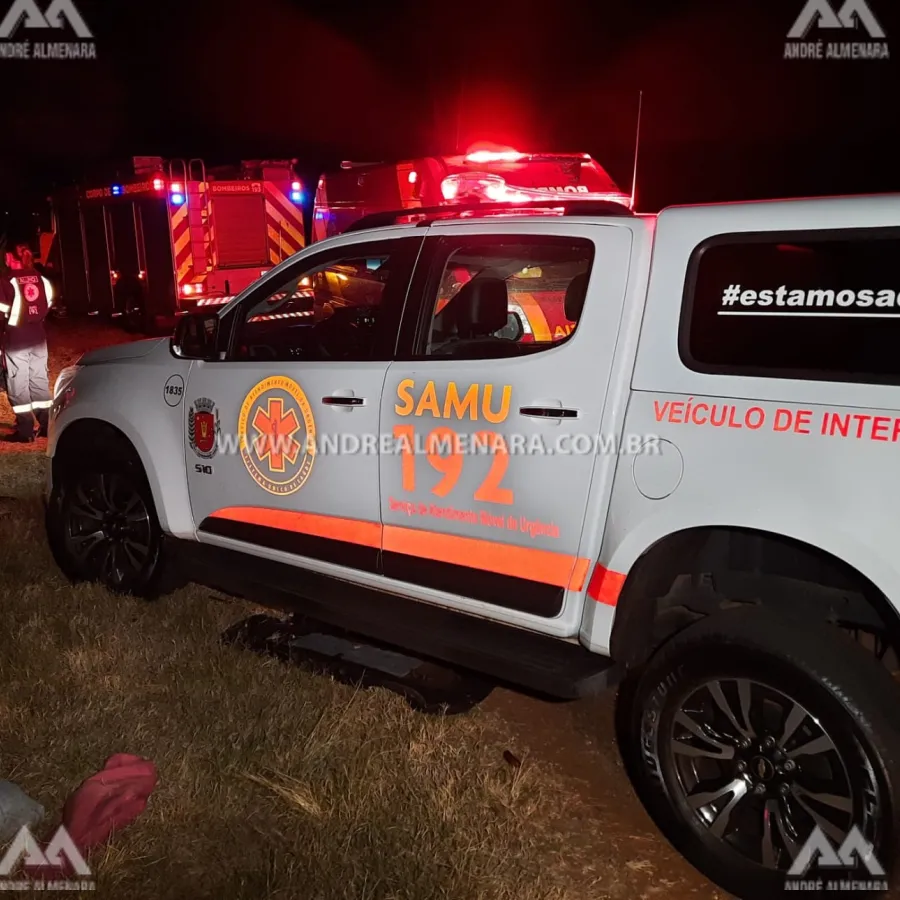 Filho de ex-prefeito morre após capotar veículo na rodovia PR-317 em Maringá.
