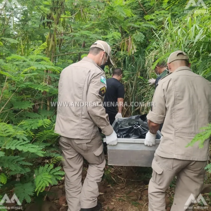 Corpo de homem é encontrado em córrego na zona rural de Maringá