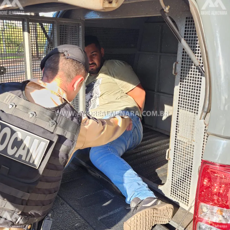 Perseguição e tiros termina com homem preso e 400 quilos de agrotóxicos apreendidos em Maringá