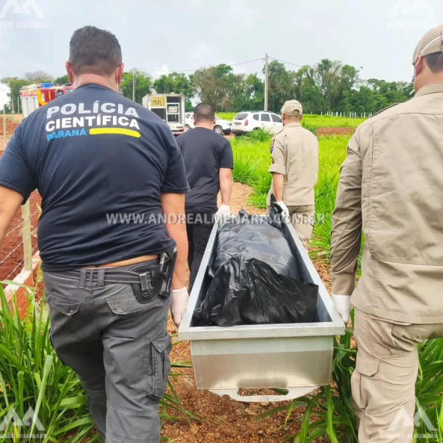 Homem encontrado morto em córrego de Maringá morreu por afogamento aponta laudo do IML