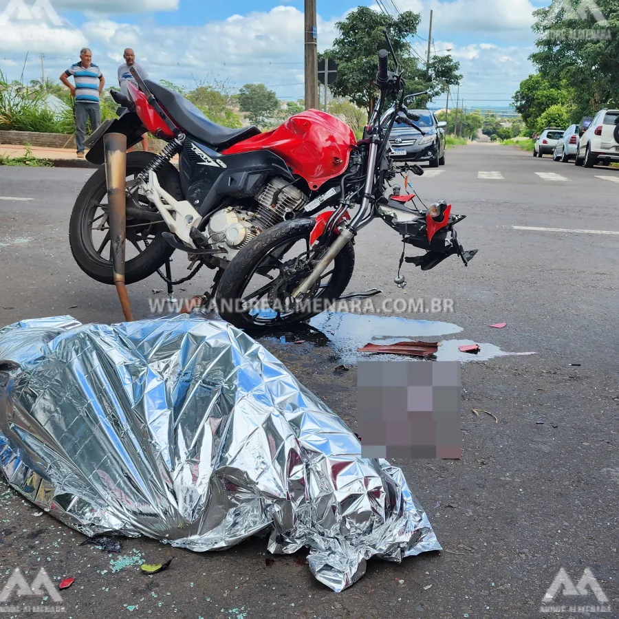 Motoboy morre de acidente após motorista cruzar sua preferencial
