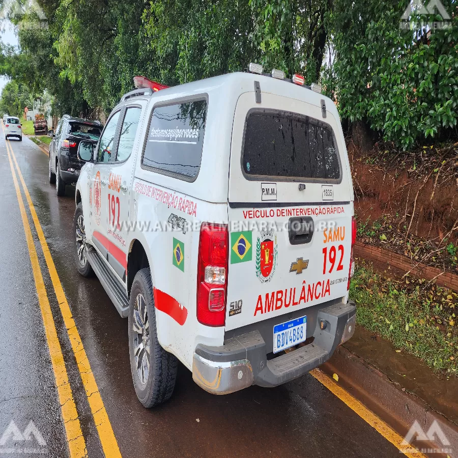 Motoboy sofre acidente grave no Jardim Industrial em Maringá