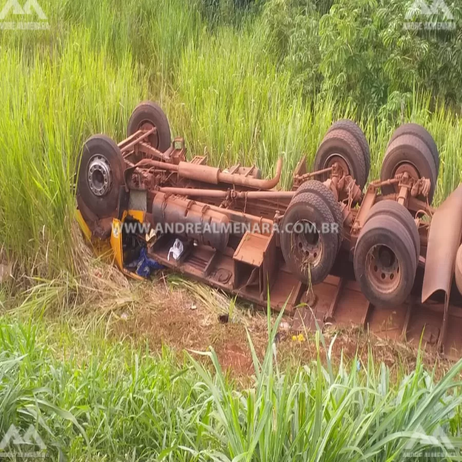 Motorista de 64 anos morre de acidente na rodovia PR-323 em Doutor Camargo