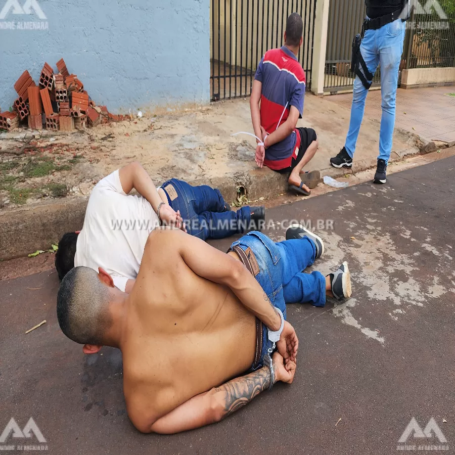 Delegacia Antitóxico prende três homens com grande quantidade de haxixe em Maringá.