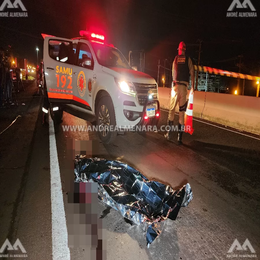 Homem de 24 anos morre atropelado na rodovia PR-323 em Paiçandu