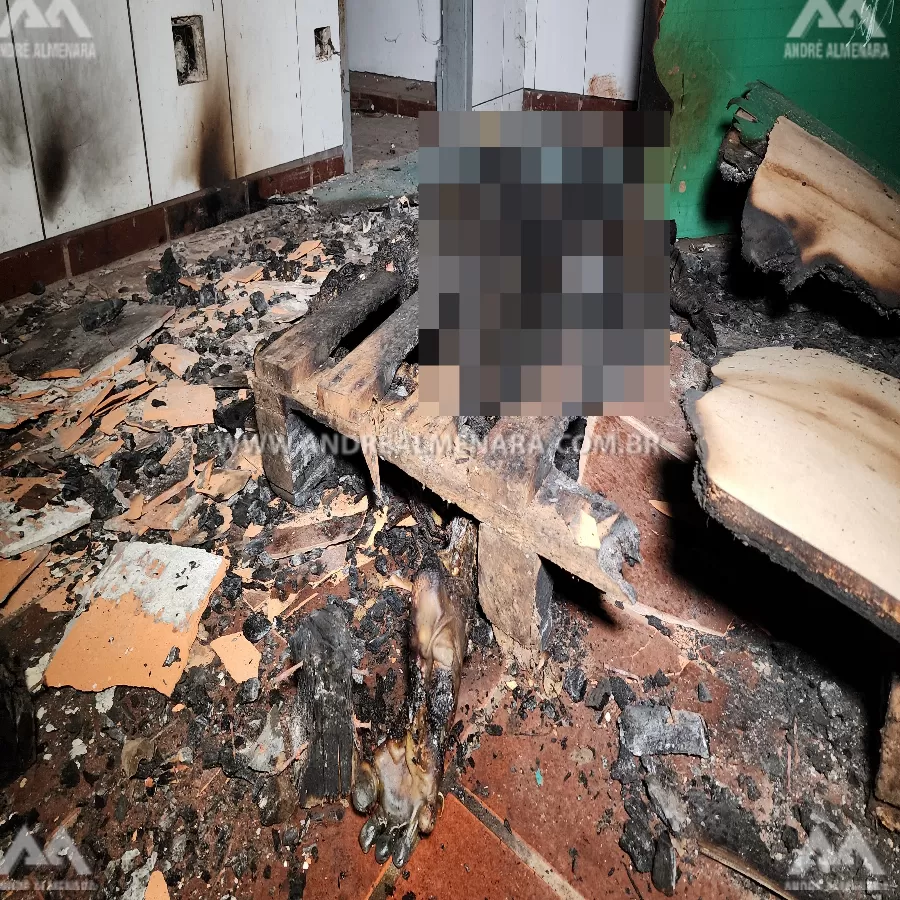 Cadáver encontrado em escola abandonada em Maringá é masculino