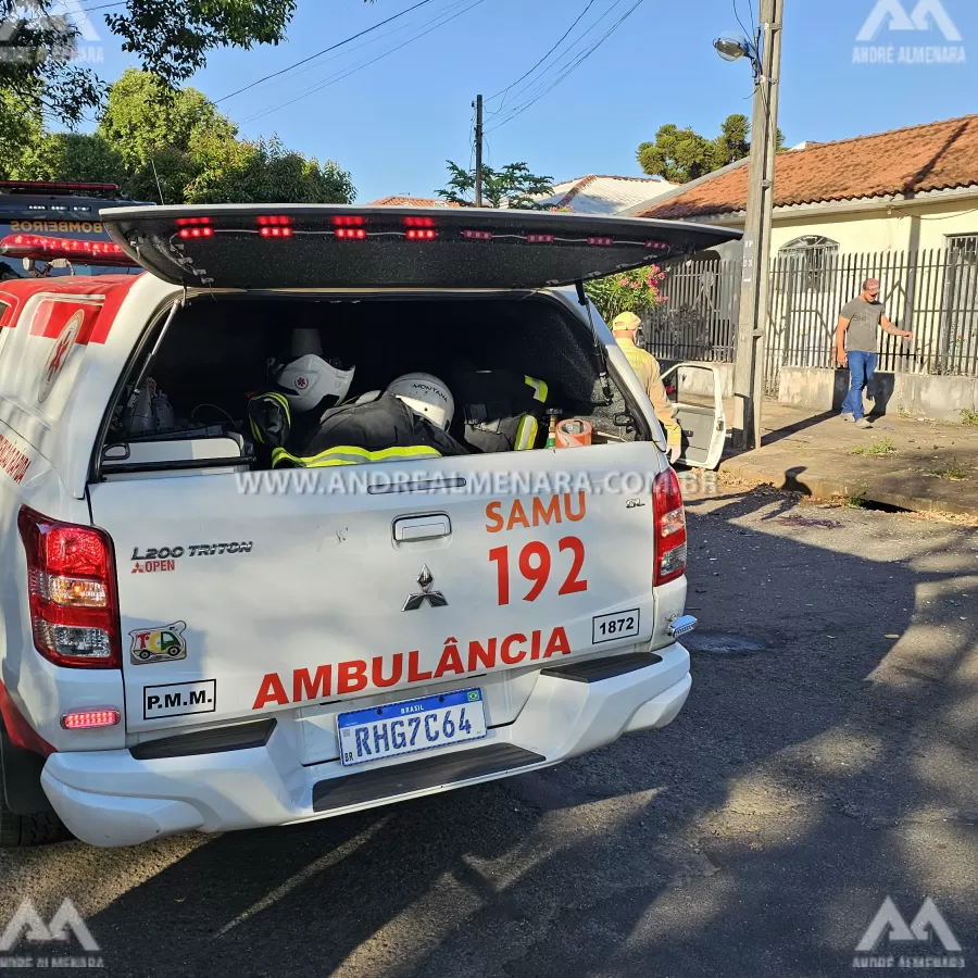 Quatro pessoas ficam feridas em acidente no Parque das Bandeiras em Maringá