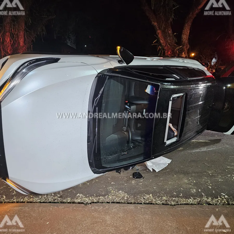 Motorista é preso após causar acidente grave na zona 7 em Maringá