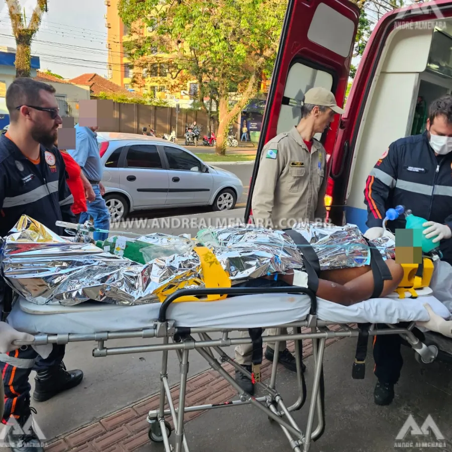 Jovem de 19 anos é entubado ao sofrer acidente gravíssimo no Jardim Internorte