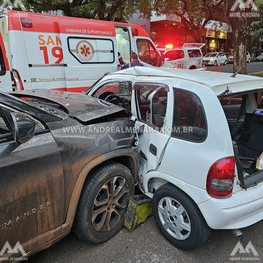 Homem de 54 anos fica ferido ao sofrer acidente na Avenida Carneiro Leão