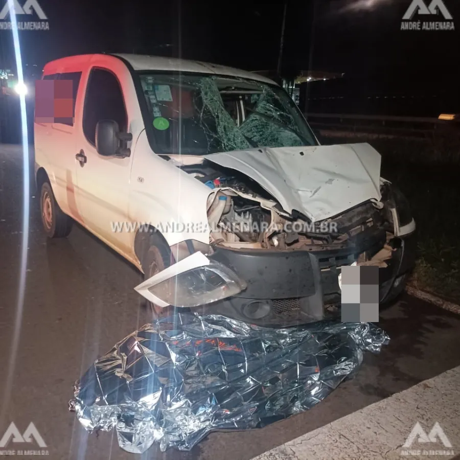 Homem morre atropelado por veículo na rodovia PR-317 em Maringá