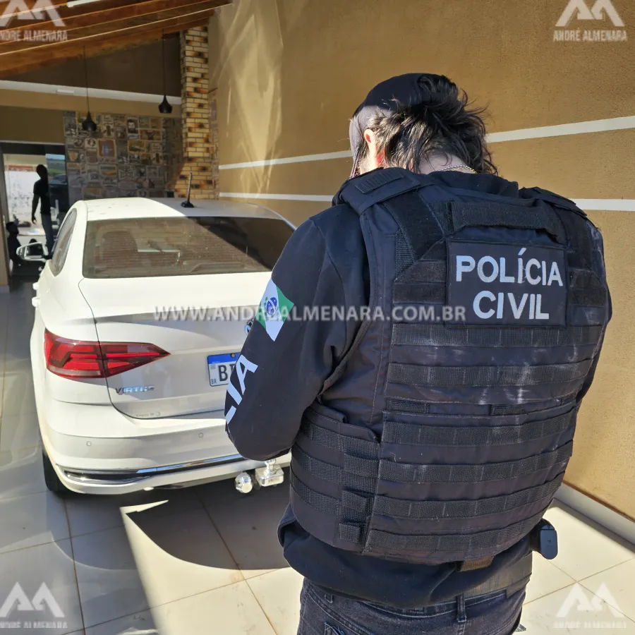 Ladrão é preso em Paiçandu com carro furtado e placas de veículos
