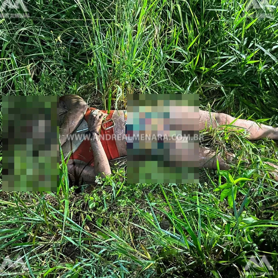 Corpo de travesti é encontrado próximo de uma cova rosa na cidade de Sarandi