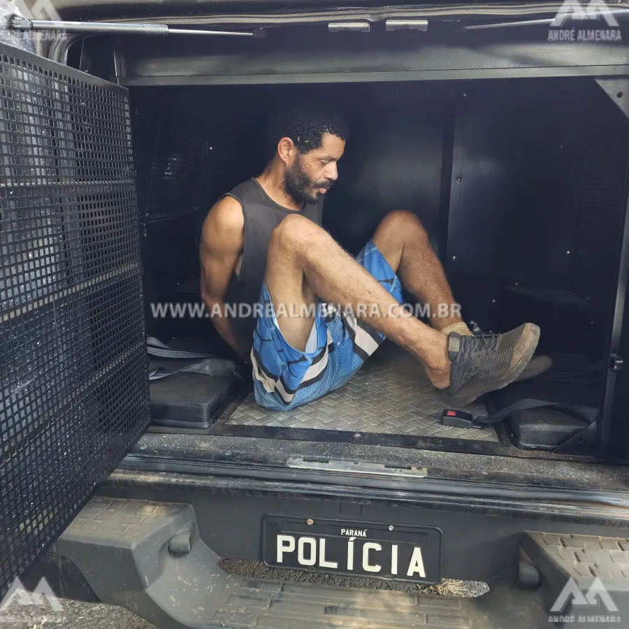 Criminoso com mandado de prisão por homicídio é preso em Maringá