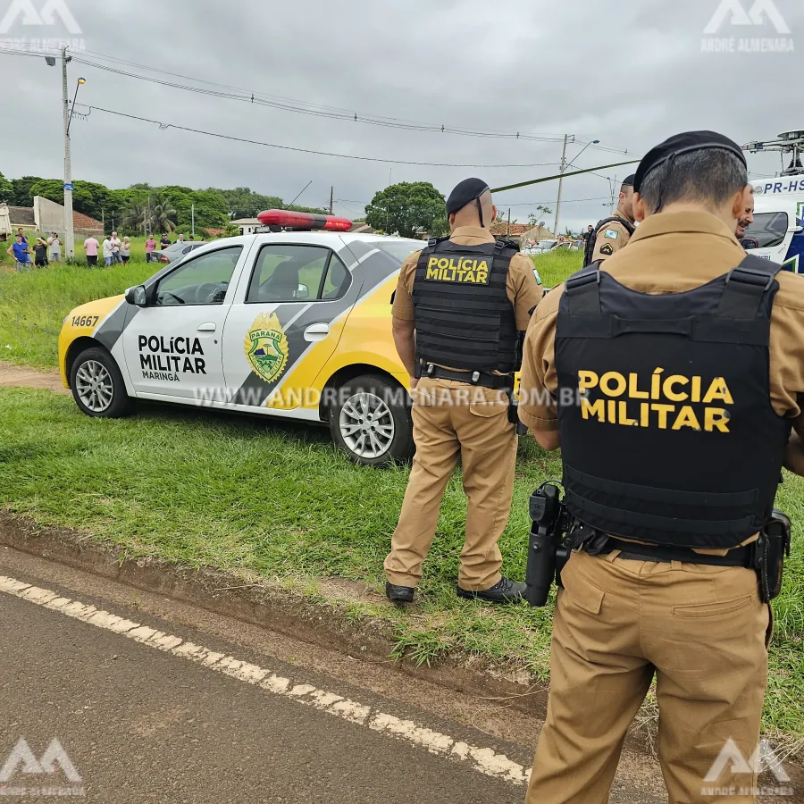 Homem de 30 anos é atingido por vários tiros na avenida principal de Iguatemi
