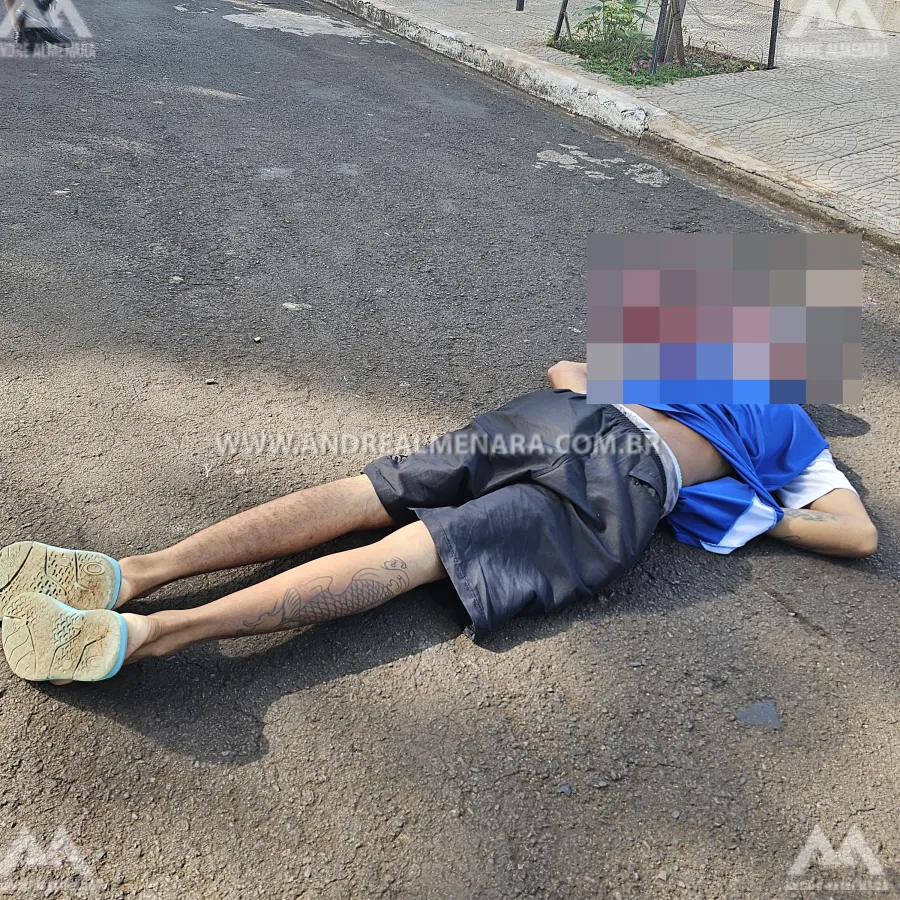 Jovem de 22 anos é executado a tiros no centro da cidade de Paiçandu