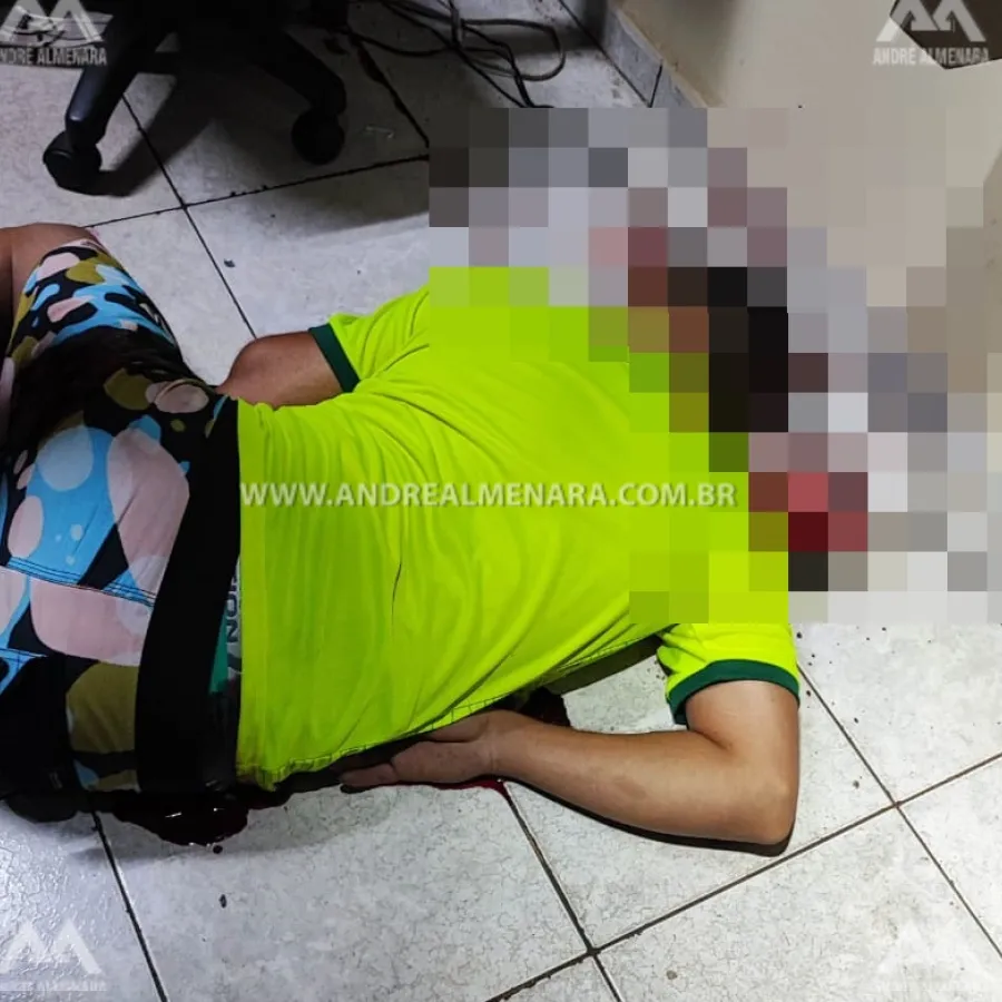 Jovem de 23 anos é assassinado a tiros dentro de seu comércio em Maringá
