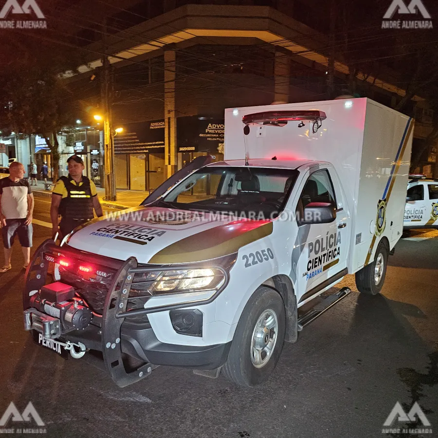 Motorista de camionete mata motoboy no centro de Maringá 