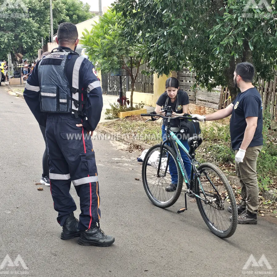 Criança de 10 anos morre ao bater bicicleta contra árvore em Mandaguaçu