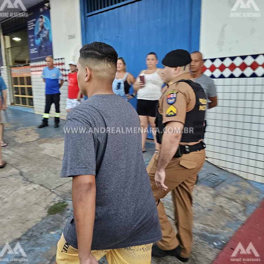 Briga de trânsito termina em agressão em Maringá