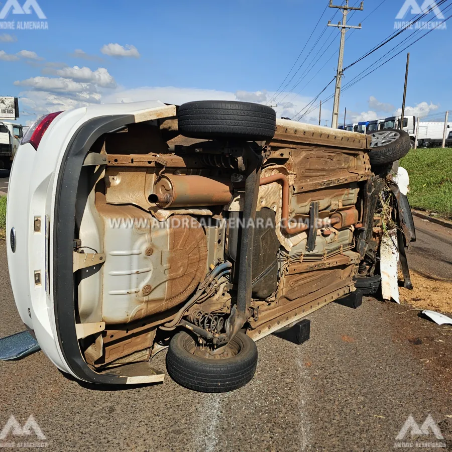 Duas mulheres sofrem acidente na rodovia de Marialva