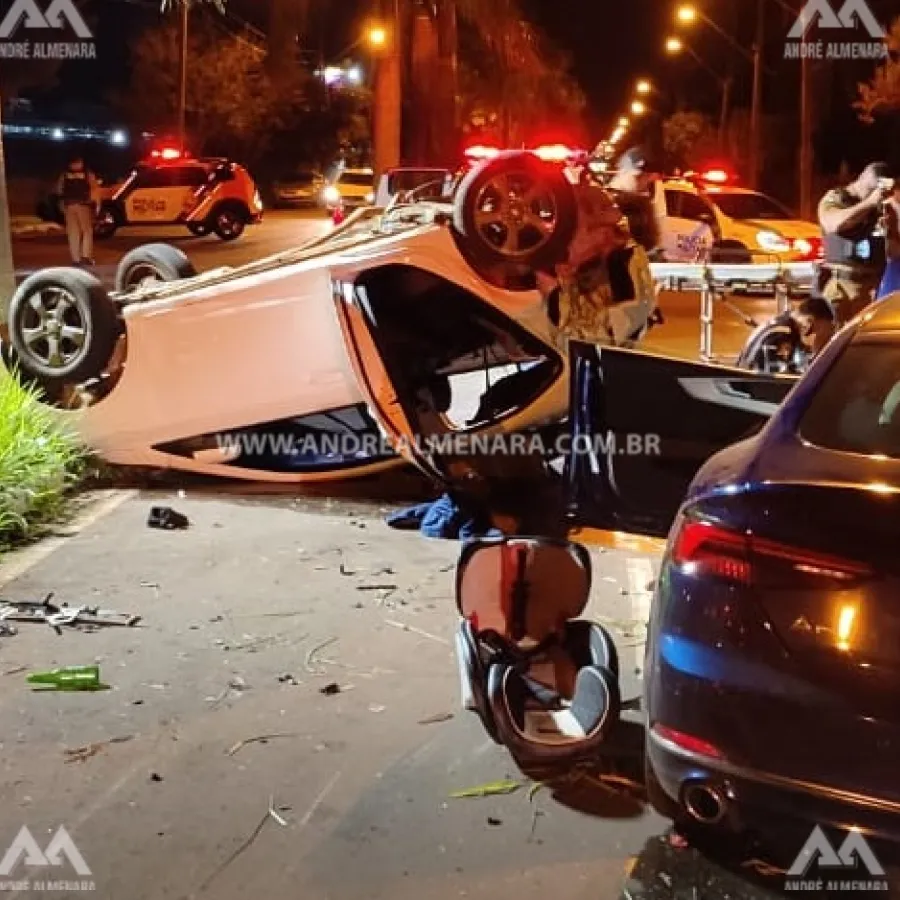 Homem morre ao sofrer acidente de carro em Maringá