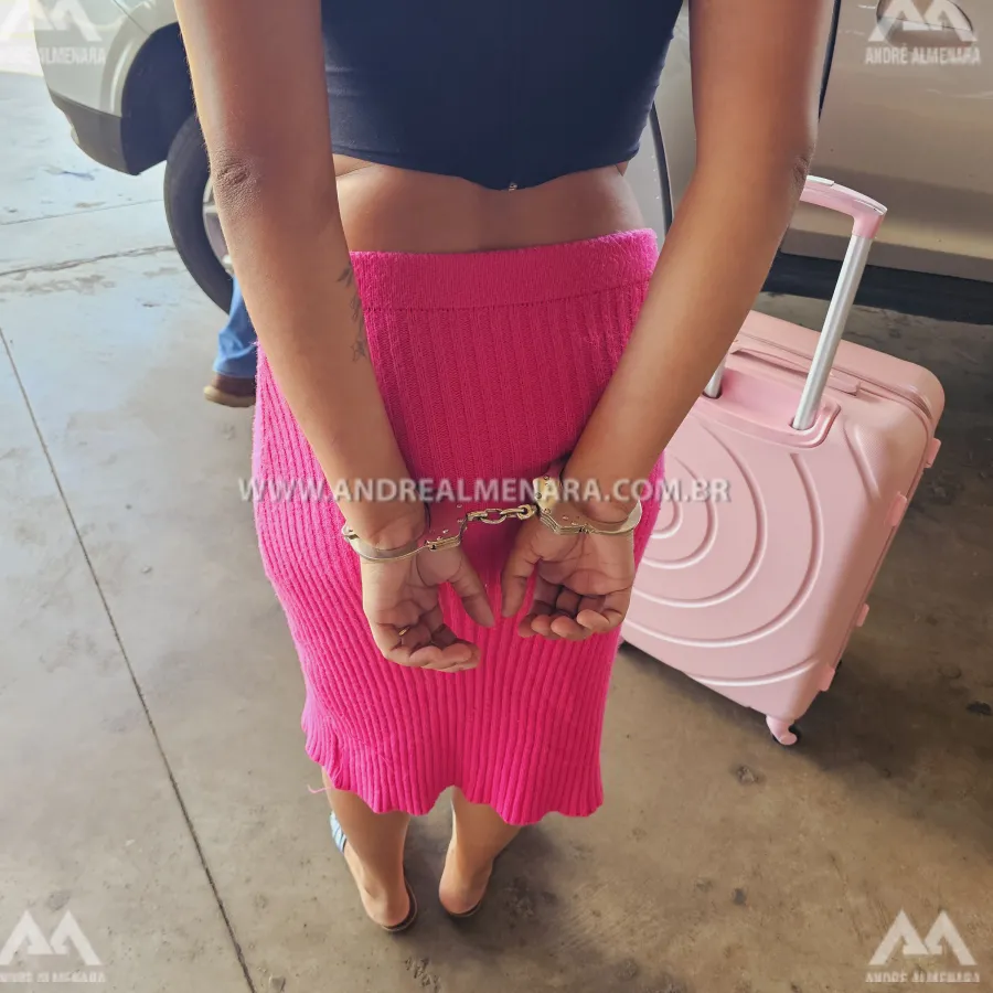 Mulher de 26 anos é presa em Maringá com 60 quilos de maconha