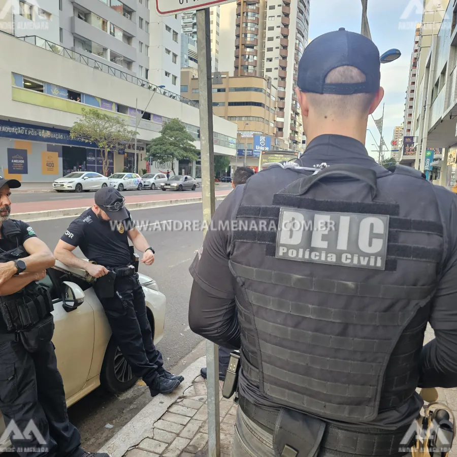 Operação contra o tráfico de drogas em Santa Catarina cumpre mandados em Maringá