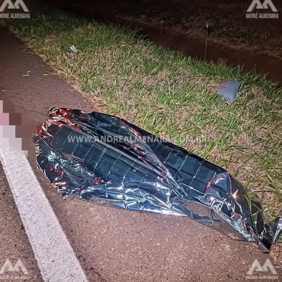 Homem morre atropelado por automóvel na rodovia PR-323 em Paiçandu