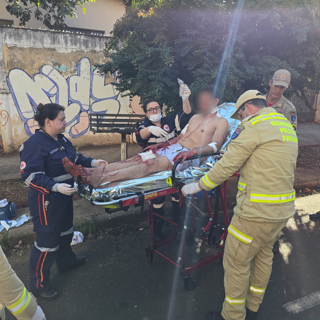 Homem de 33 anos é ferido por vários golpes de faca na zona 7