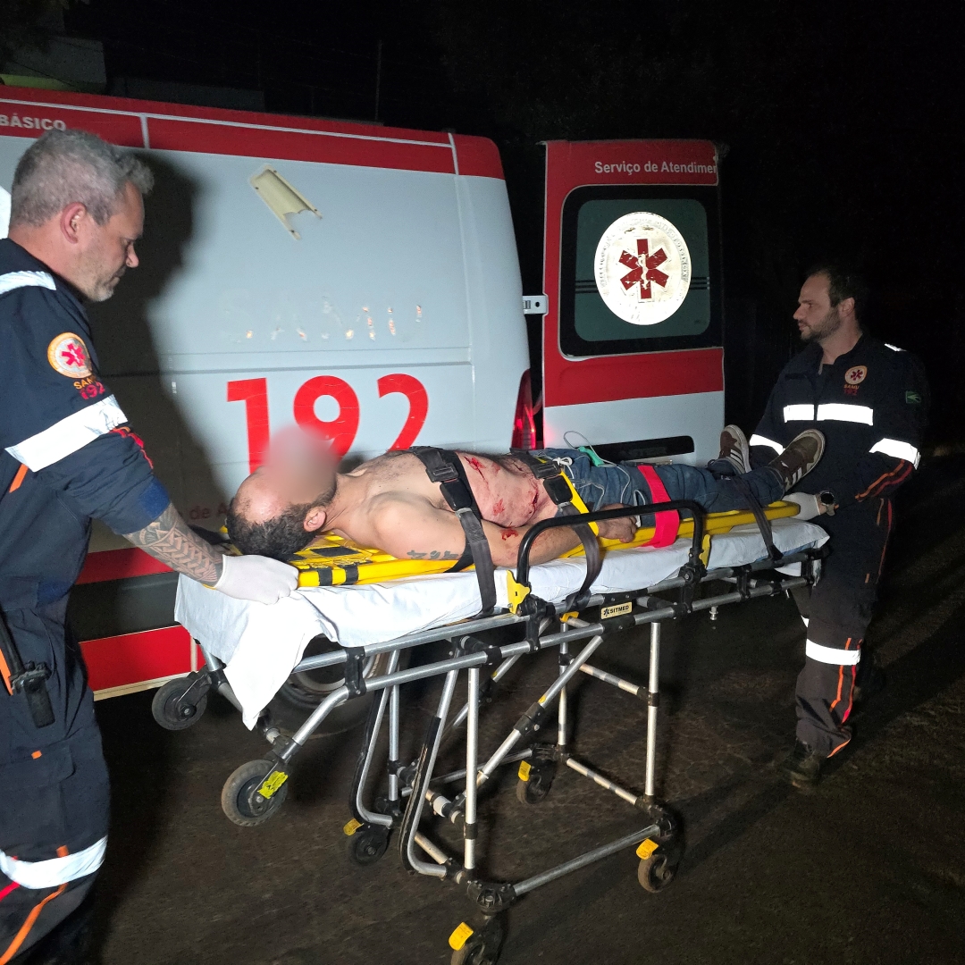 Homem é ferido por mais de 6 facadas na cidade de Paiçandu
