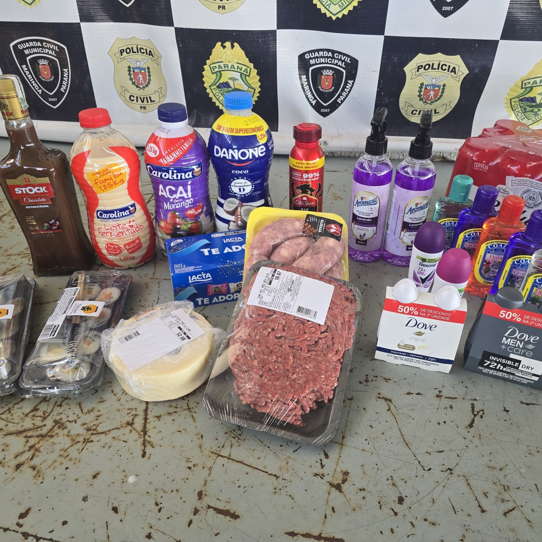 Operador de caixa e amigo são presos após praticarem furto em supermercado