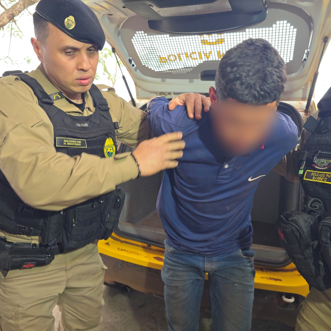 Membros de uma quadrilha são presos após roubo em propriedade rural em Mandaguaçu