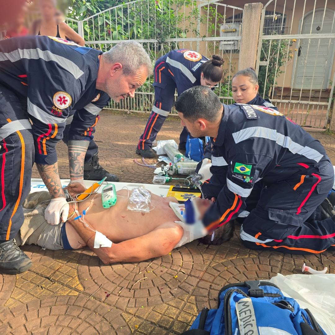 Homem de 50 anos fica em estado gravíssimo após ser atropelado em Maringá