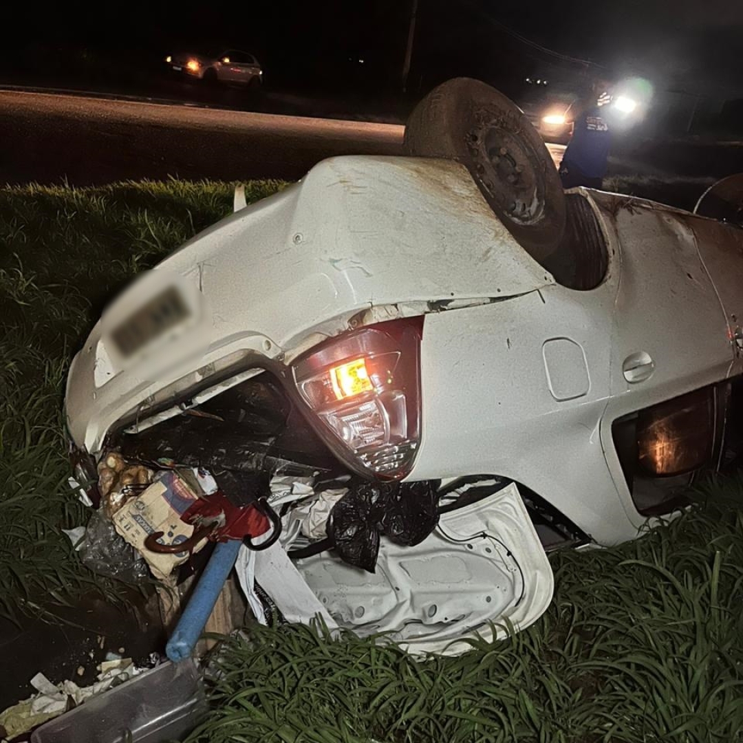 Motorista sofre acidente na rodovia entre Iguatemi e Maringá