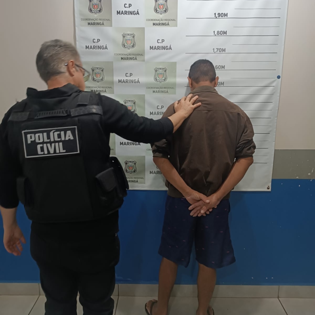 Pai condenado a 24 anos de prisão por estuprar a própria filha é preso pelo Nucria em Paiçandu