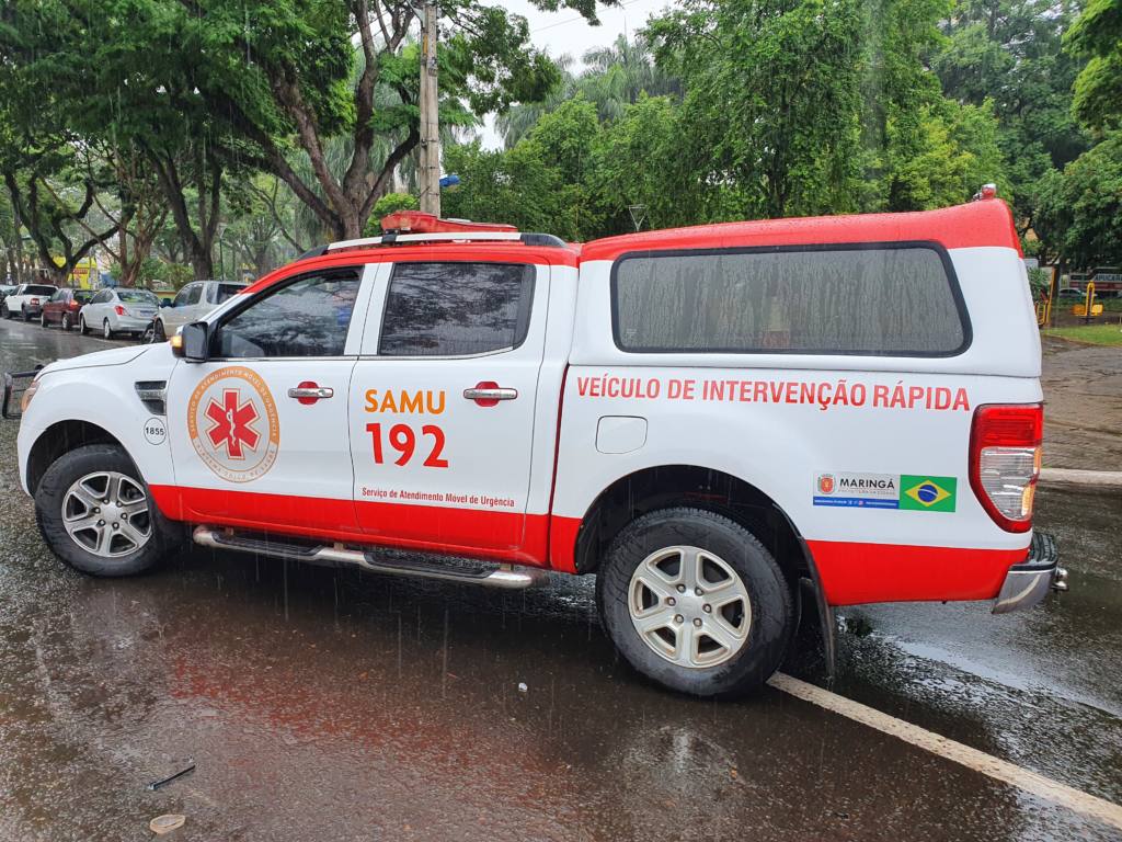 Comerciante de 78 anos é atropelado na faixa de pedestre no centro de Maringá